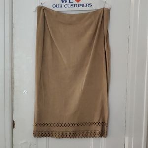 Missguided Suede Skirt Sz 14